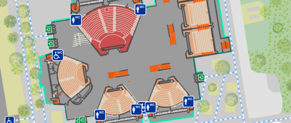 Wo geht's zum WC? Campuskarte zeigt barrierefreie Wege